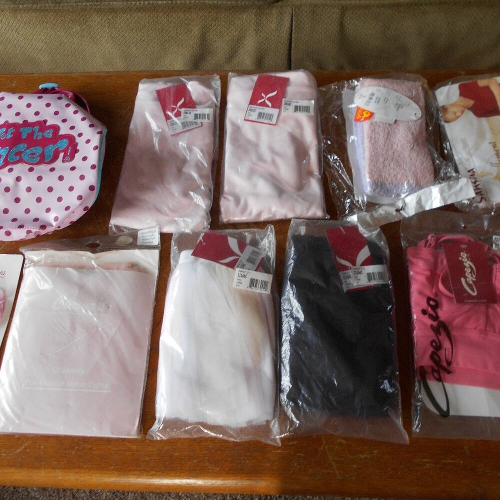 Dance Bundle of 10  Large Child- New with Tags